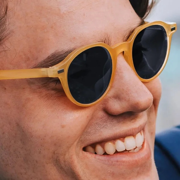 Wagner Yellow & Gray Wade Sunglasses - Waykins - Men