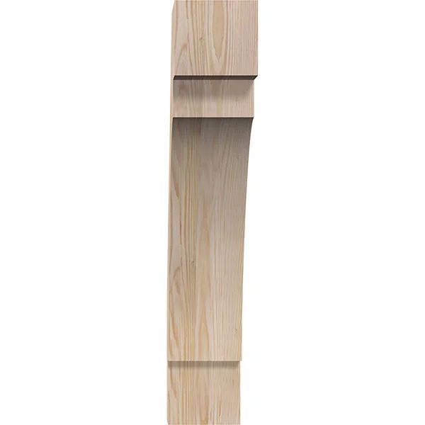 Ekena Millwork 5 1/2x22W x 24x22D x 30x22H Merced Smooth Brace - Douglas Fir