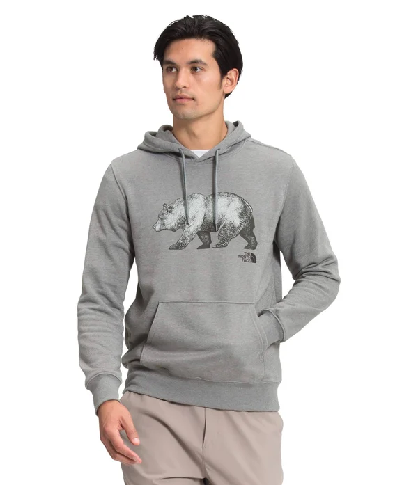The North Face Bear Pullover Hoodie - Men's TNF Medium Grey Heather, M