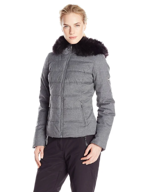 Obermeyer Women's Bombshell Jacket, Charcoal, 10