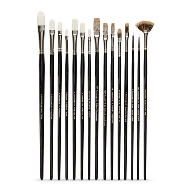 Rosemary & Co : Alla Prima Oil Brush : Set of 15