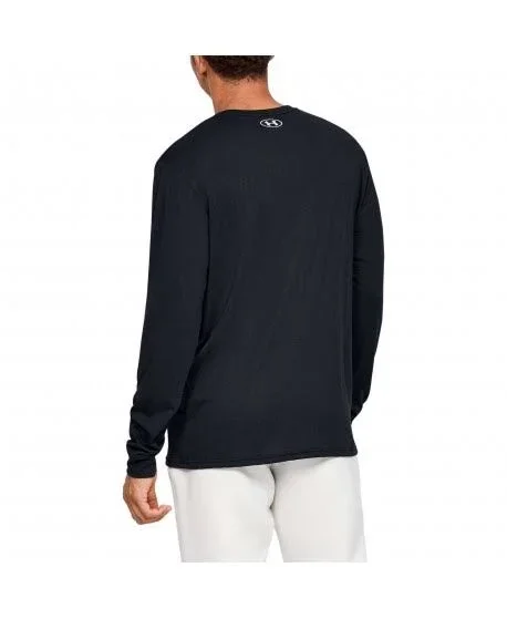 Under Armour Men's Boxed Sportstyle Half Long Sleeve - Black, MD
