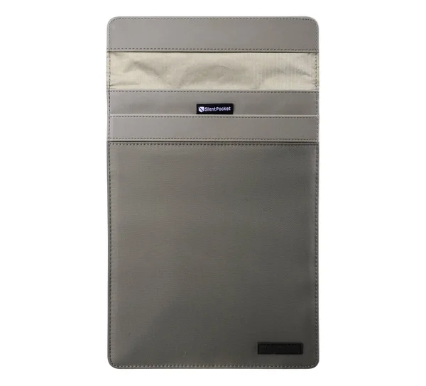 Silent Pocket Faraday Bag Tablet Sleeve - Leather or Waterproof Nylon - Signal Blocking Device Shielding for iPad, Samsung Galax