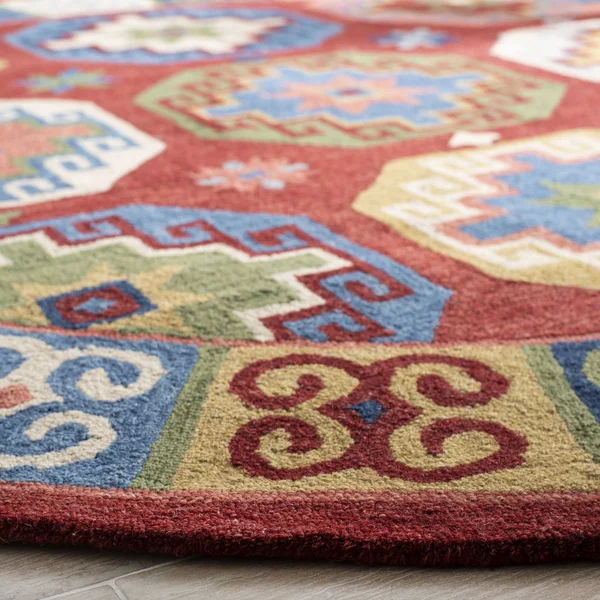 Safavieh Aspen Rug Collection APN802Q - Red - Blue - 8' x 10'
