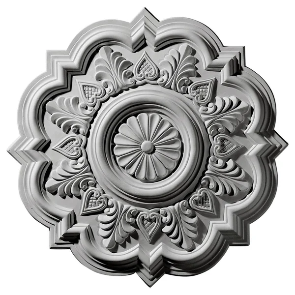 20 1/4x22OD x 1 1/2x22P Deria Ceiling Medallion (Firebrick)