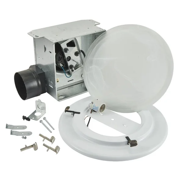 Nutone Decorative Brushed Nickel 80 CFM Ceiling Bathroom Exhaust Fan - 774 770RNLTK