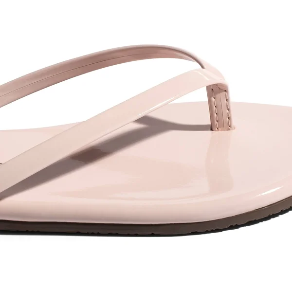 Glosses - Women's Leather Flip Flops & Sandals, TKEES Custard, 5