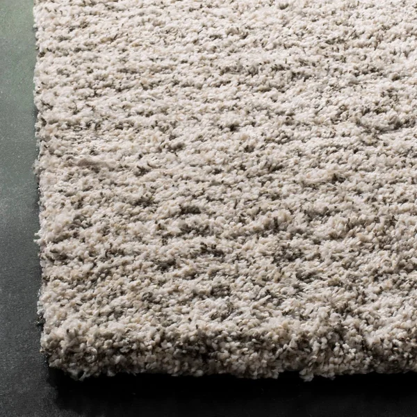 Safavieh Hudson Shag SGH330A Ivory/Grey 5& x 5& Round Area Rug