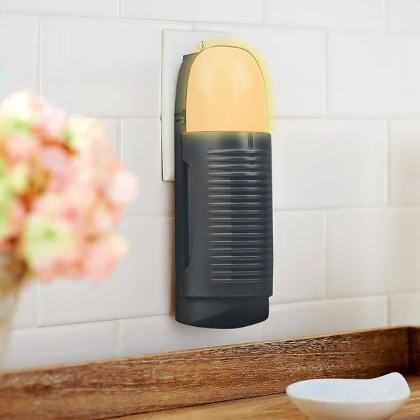 Air Innovations Set of 2 Plug-In Air Purifierswith Nightlight, Black