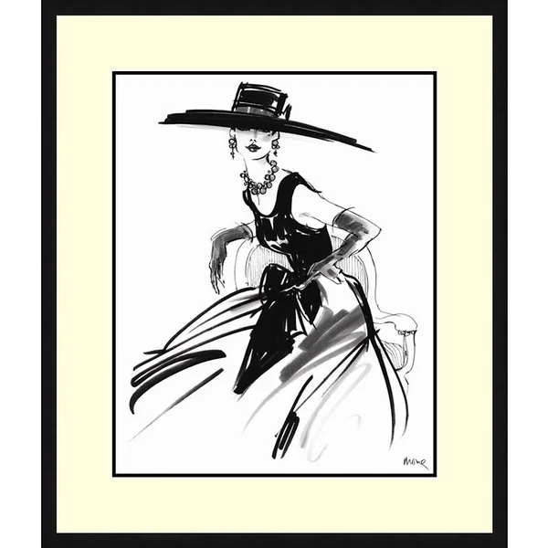 Tangletown Fine Art Anabel by Mona Shafer Edwards Framed Painting Print