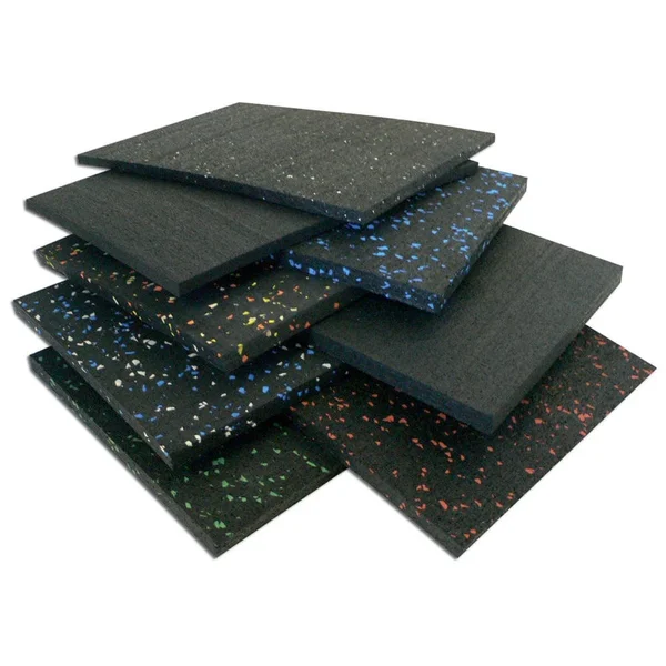 Rubber-Cal Elephant Bark Rubber Flooring Mat - Candy Corn 96 x 48 x 0.38 in.