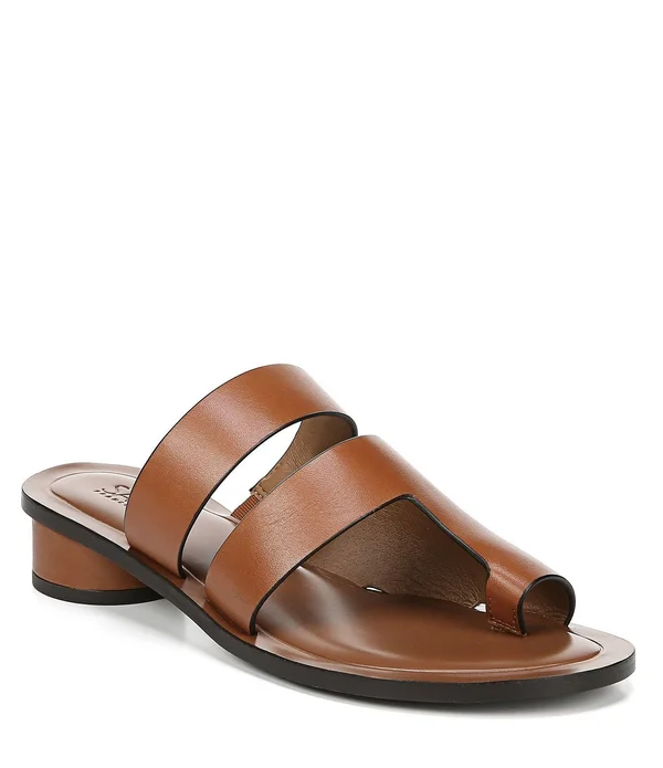 Sarto by Franco Sarto Women's Trixie Slide Sandal - Size: 5, Brown Vachetta Leather