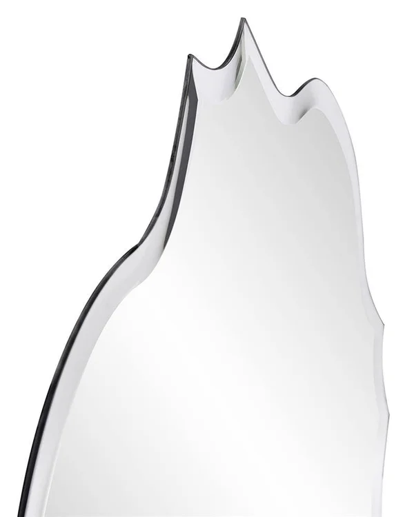 Howard Elliott Square Scalloped Frameless Mirror