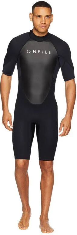 O&Neill Reactor-2 2mm Back Zip S/S Spring Wetsuit Men's Black, XLS