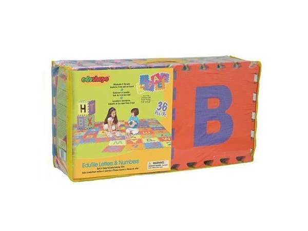Edushape Edu Tile Letters & Numbers - 36 PC
