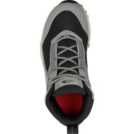 The North Face Juniors& Hedgehog Hiker II Mid Waterproof Shoe - 2 - Silt Grey, TNF Black