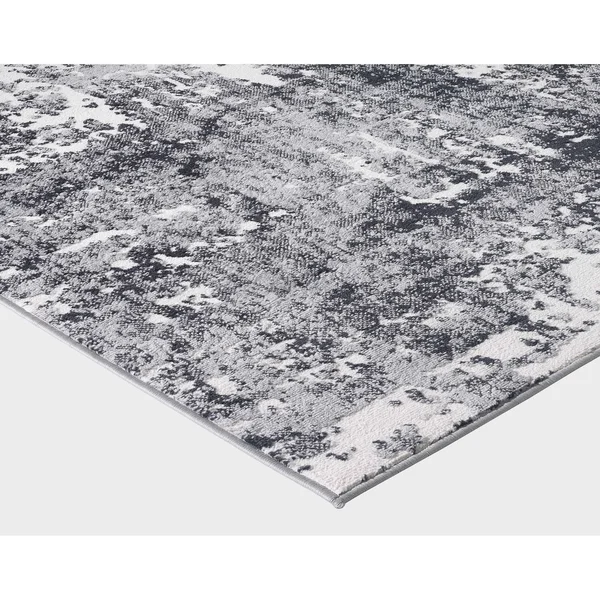 Gartinelli White and Grey Area Rug - 7&10x22x9&10x22