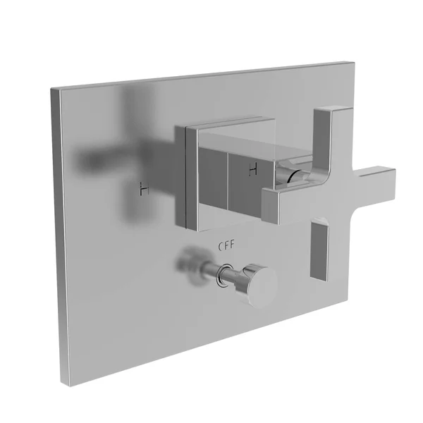 Newport Brass 5-2062BP/26 Balanced Pressure Tub & Shower Diverter Plate with Handle - Polished Chrome