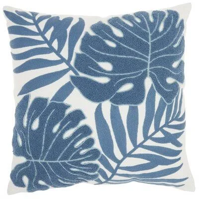 Elsa Square Pillow Cover & Insert Color: Blue
