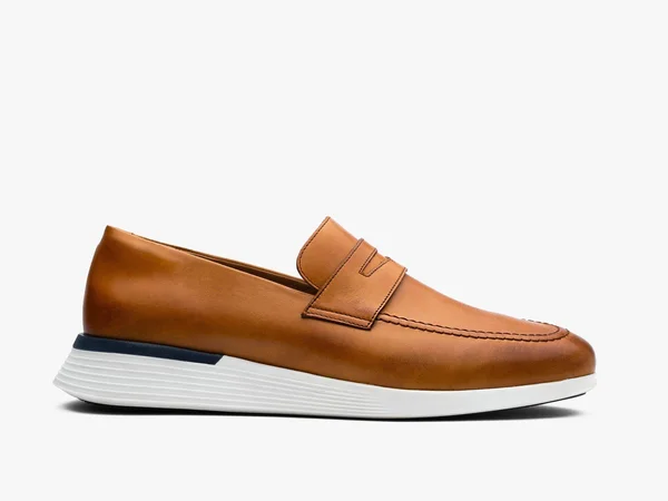Crossover Loafer - Hybrid Dress Shoes, Wolf & Shepherd Honey, White, 12.5