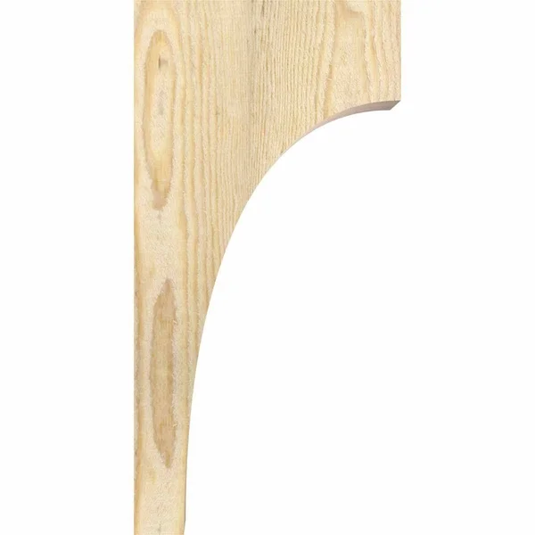 6x22W x 12x22D x 28x22H Huntington Rough Sawn Corbel, Douglas Fir