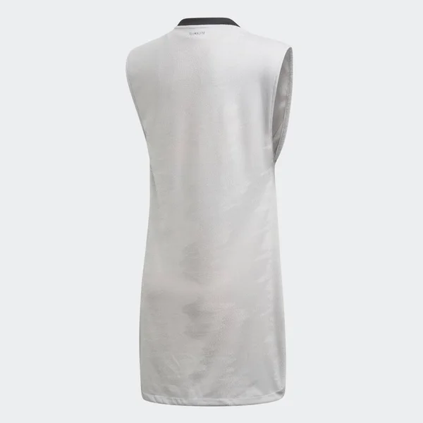 Adidas NY Tennis Dress, Grey/Flash Orange, Large