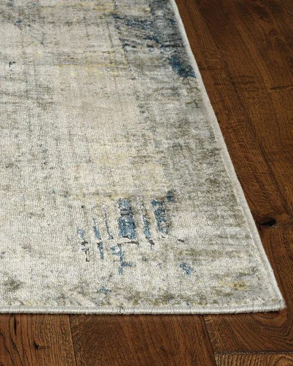 Kas Montreal 4767 Grey/Blue Twilight Area Rug 7&7x22 Round