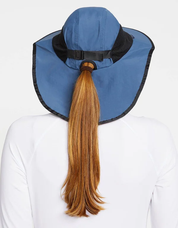 Water Sports Sun Hat UPF50+ for Women Black