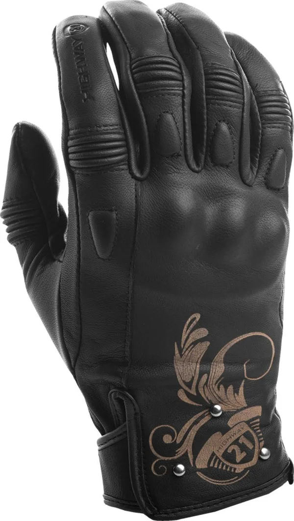 Highway 21 Black Ivy Women's Gloves - Black, SM