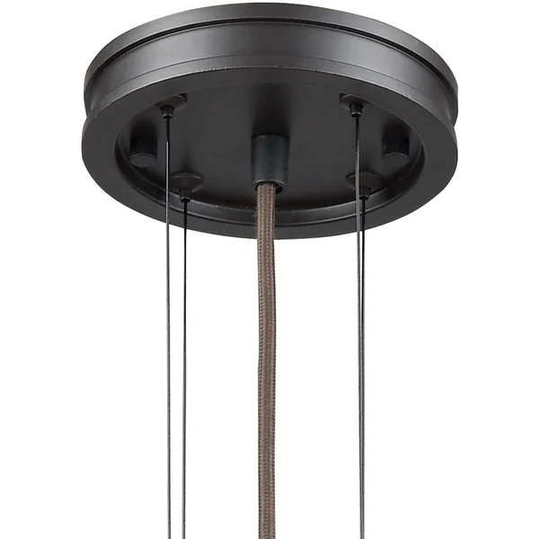 Elk Lighting 16192/3 Stasis 3 Light Pendant in Oil Rubbed Bronze