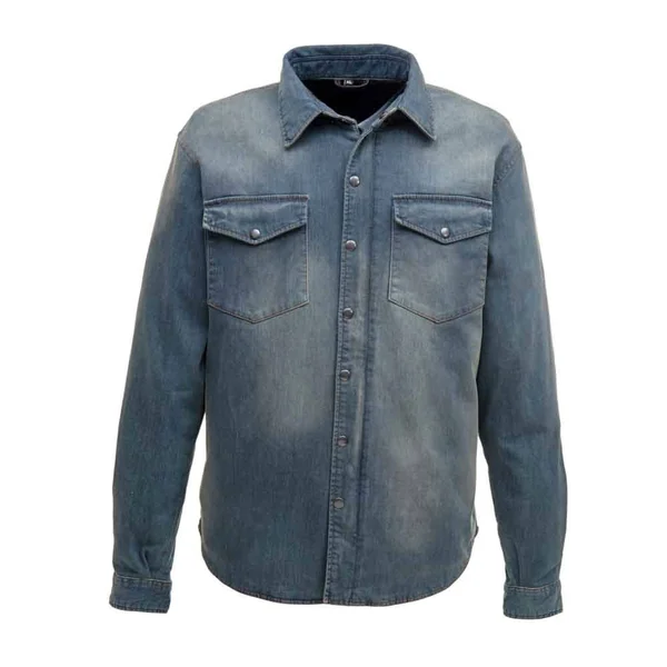 Road Armor Men's Tuff Denim Shirt - 4XL, Light Blue; Coverage: Impact Areas