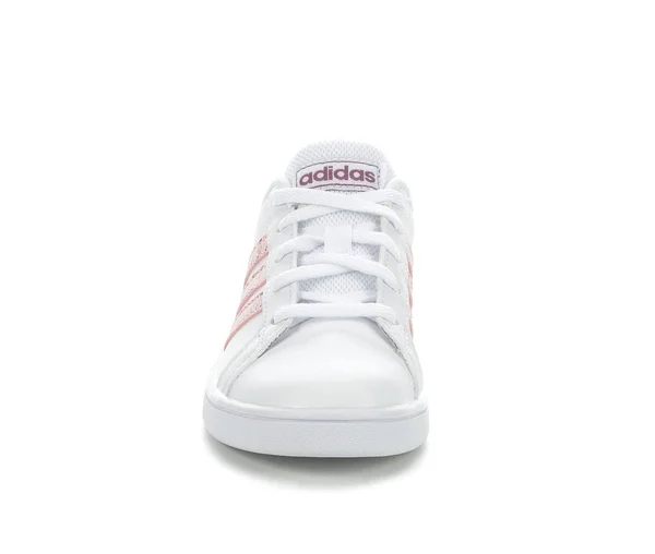Adidas Girls Grand Court Tennis Shoe White 6