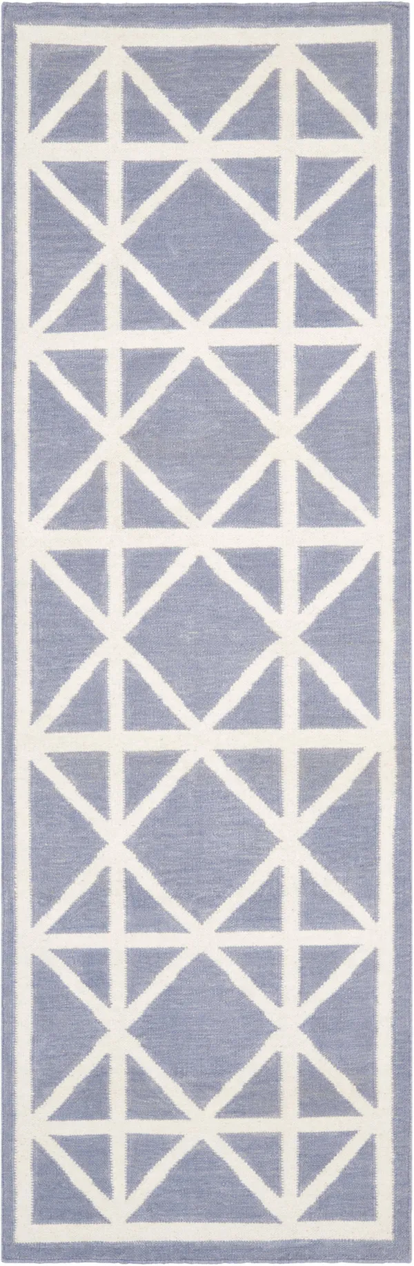 Safavieh Dhurries Dhu558B 2&6x22 x 8&0x22 Runner Purple - Ivory Area Rug