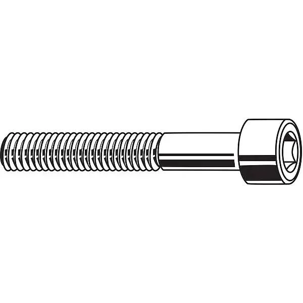 Fabory Cylindrical, Socket Head Cap Screw, 1/2x22-13, Stainless Steel, 18-8, Plain, 6-1/2x22 Length U51050.050.0650