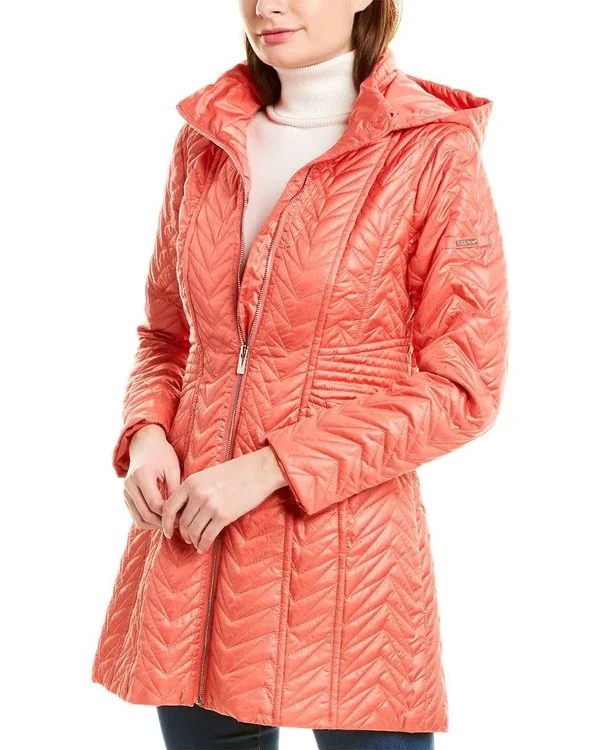 Via Spiga Zig Zag Quilted Jacket