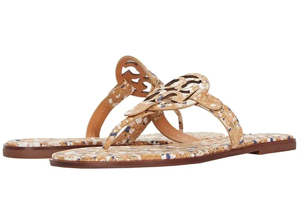 Tory Burch Miller Welt Women's Shoes New Ivory Confetti : 10.5 M