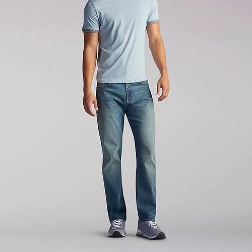 Mens Lee Extreme Motion Straight Fit Jeans Boston