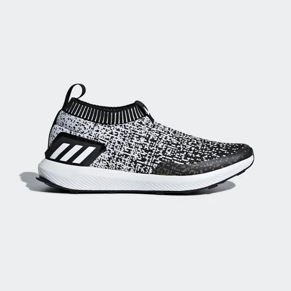 Adidas Rapidarun Laceless Running Shoes Black/White/Black Size 5.5