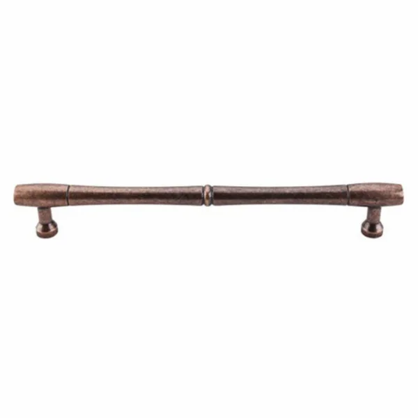 Top Knobs M725-12 Nouveau Bamboo Appliance Pull 12x22 - Antique Copper