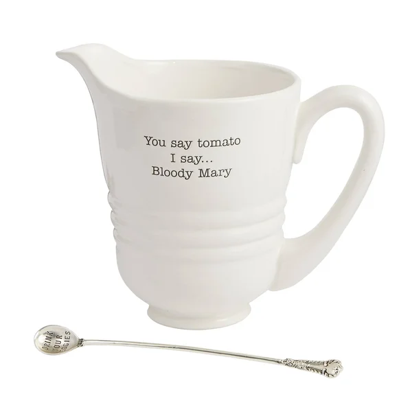 Mud Pie - Bloody Mary Pitcher Set