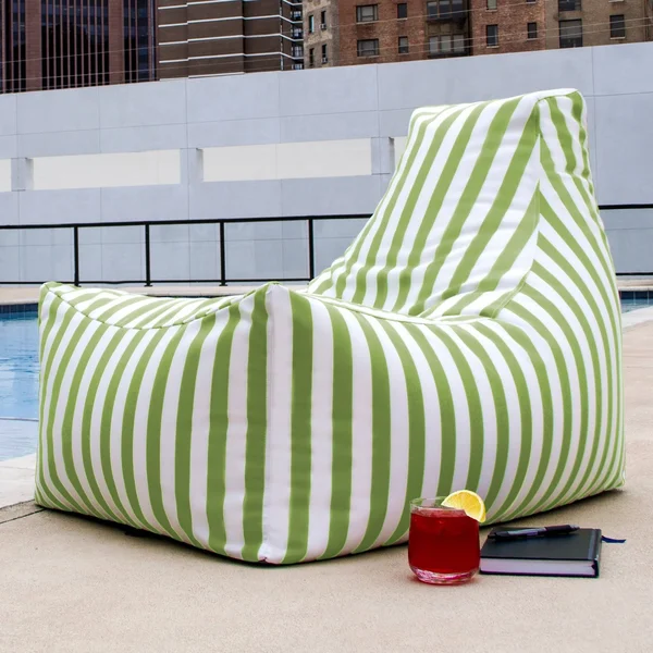 Jaxx Juniper Outdoor Bean Bag Patio Chair, Navy