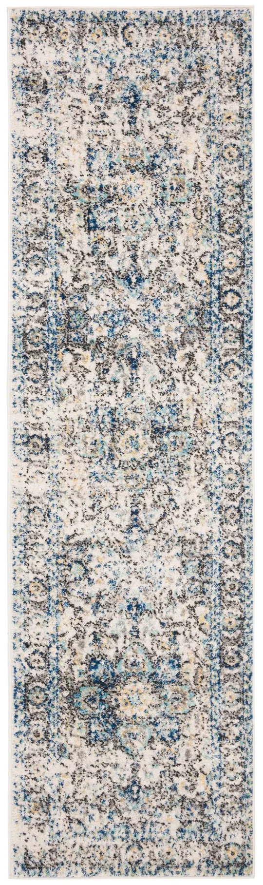 Safavieh Madison Rug Collection MAD603K - Turquoise, Ivory - 2&-3x22 x 20&
