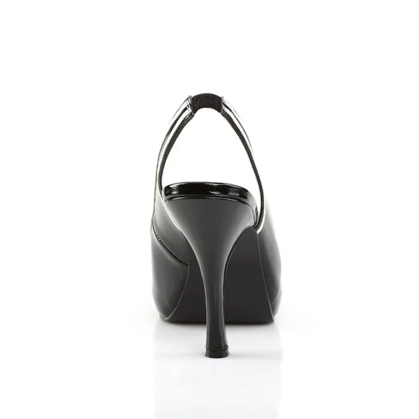 Pleaser Pink Label PINUP-10, 4 1/2x22 Slingback Sand - Blue/White 9
