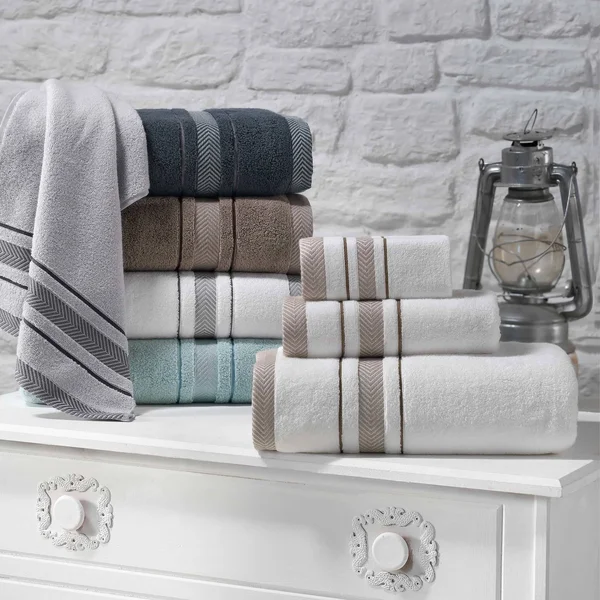 Enchante Home Enchasoft Turkish Cotton 4 Pcs Bath Towels - Yellow