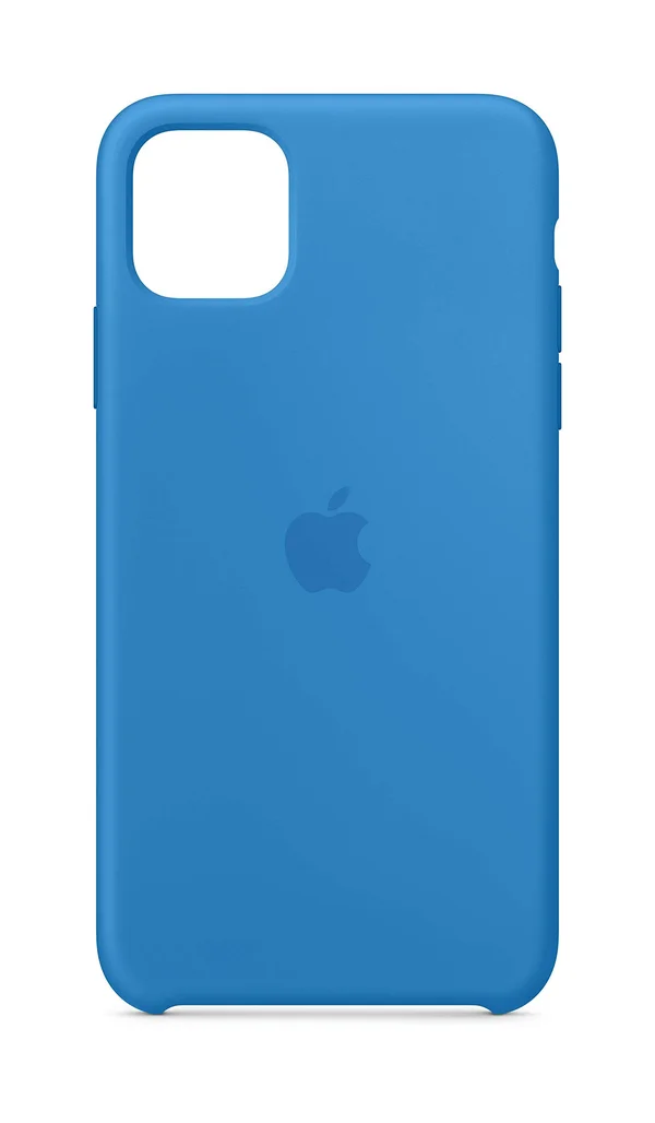 Apple - iPhone 11 Pro Max Silicone Case - Surf Blue