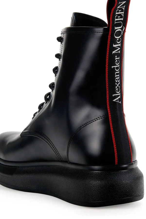 Alexander McQueen - Hybrid Lace-Up Boots, Men, Black