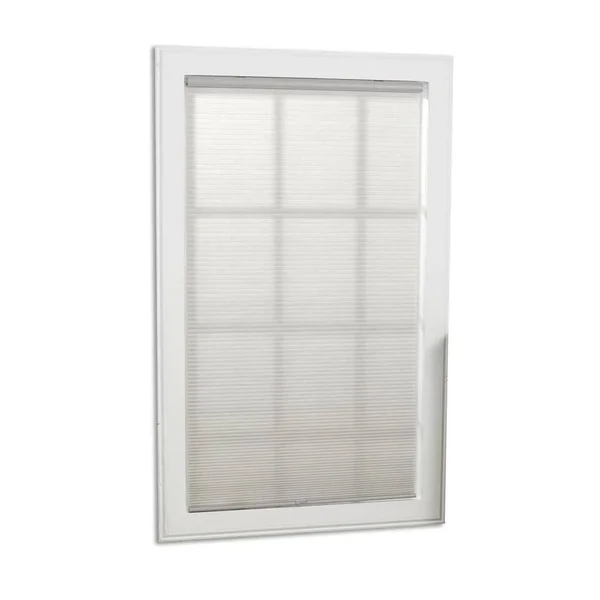 Allen + Roth 45.5-in x 72-in Gray Light Filtering Cordless Cellular Shade Polyester, CCLFLG454720