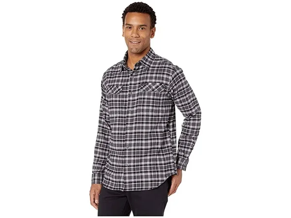 Columbia Men's Flare Gun Stretch Flannel (M Shark Grid)