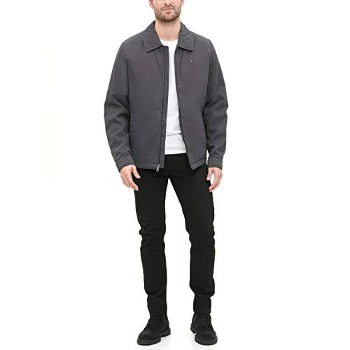 Tommy Hilfiger Men's Lightweight Microtwill Golf Jacket (Standard and Big & Tall)