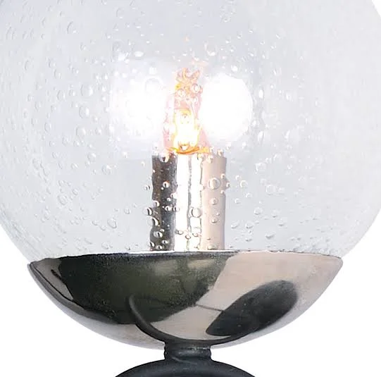 Maxim - 20462BGTXBPN/BUX - One Light Wall Sconce - Reverb - Textured Black - Polished Nickel